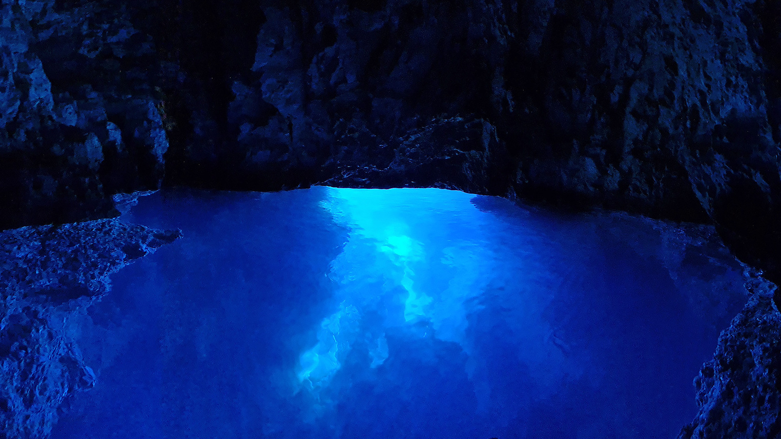 BLUE CAVE BY BISEVO ISLAND