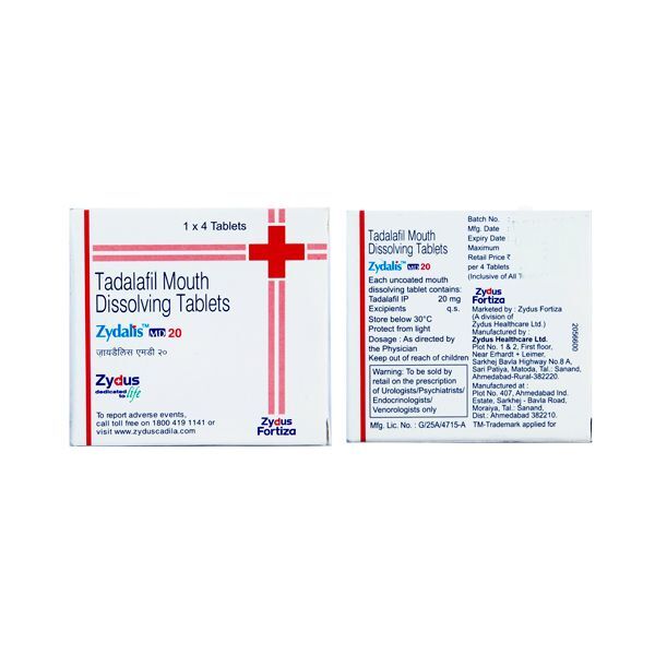 Zydalis 20 mg | Zydalis 20mg Tablet Review, Dosage