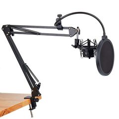 Adjustable Microphone Scissor Arm Stand