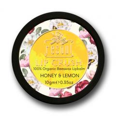 LIP CRUSH \u2013 Lip Balm \u2013 Organic Beeswax (Honey &amp; Lemon)