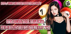 Situs Bandar Togel Terpercaya Dengan Bonus Terbesar Terlengkap 2