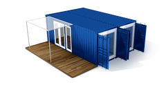 Container site office | PVC security cabin Manufacturer - GGR