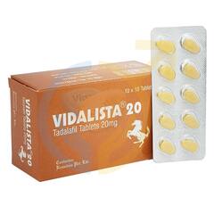 Vidalista ($1.27\/pill) Generic Cialis 20mg | Tadalafil Vidalista