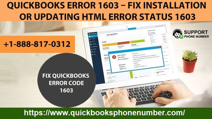 QuickBooks Error 1603 – Fix Installation Updating HTML Error Sta