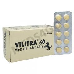 Vilitra 60 mg (Vardenafil Tablets) | What Is Vardenafil, Side ef