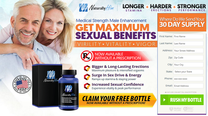 Naturally Him Male Enhancement - Pills To Get Firmer &amp; Longer Er