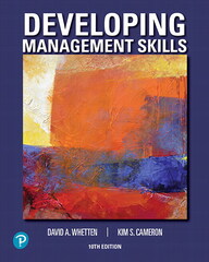 Solution Manual for Developing Management Skills, 10th Edition