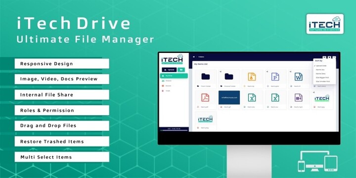 iTech Drive - Ultimate File Manager by Itechsaas