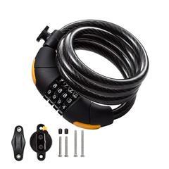 Via Velo Combination Bike Lock With 4-Feet Durable Cable