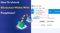 How To Unlock Blockchain Wallet With Passphrase? - blockchainsup