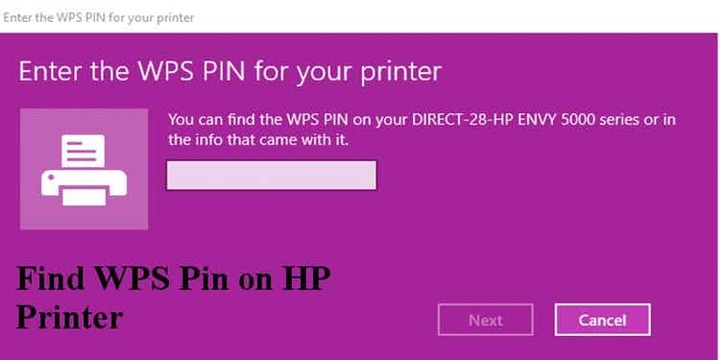 WPS Pin for HP Printer