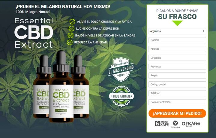 Essential CBD Extract Chile Precio, Funciona Donde Comprar en Ch