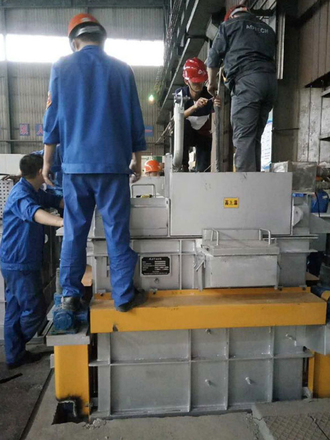 Lining of degassing unit