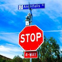 How long do the rechargeable batteries in solar-powered signs typically last?