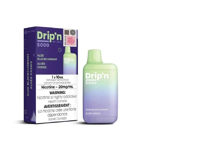 Canada's Top Choice! Drip'N by Envi 5000 Disposable Vape Pods (5000 Puffs!)