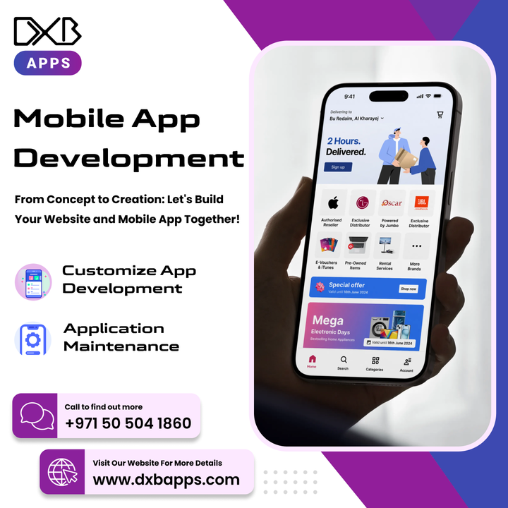Build Scalable Mobile Apps with DXB APPS, mobile app development Dubai Experts