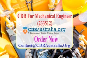 CDR For Mechanical Engineer (ANZSCO 233512) With CDRAustralia.Org - Engineers Australia