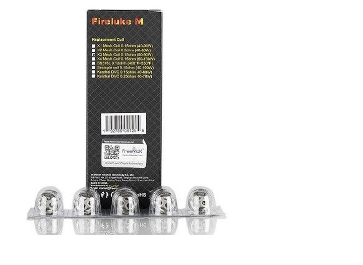 FreeMax Fireluke Twister X3 Mesh Replacement Coil - 5Pcs/Pack