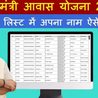 Pradhan Mantri Aawas Yojna List 2019