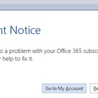 MS Office error \&quot;We&#039;ve run into a problem with Microsoft 365 subscription\&quot;