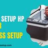 How to set up a wireless network for an HP printer