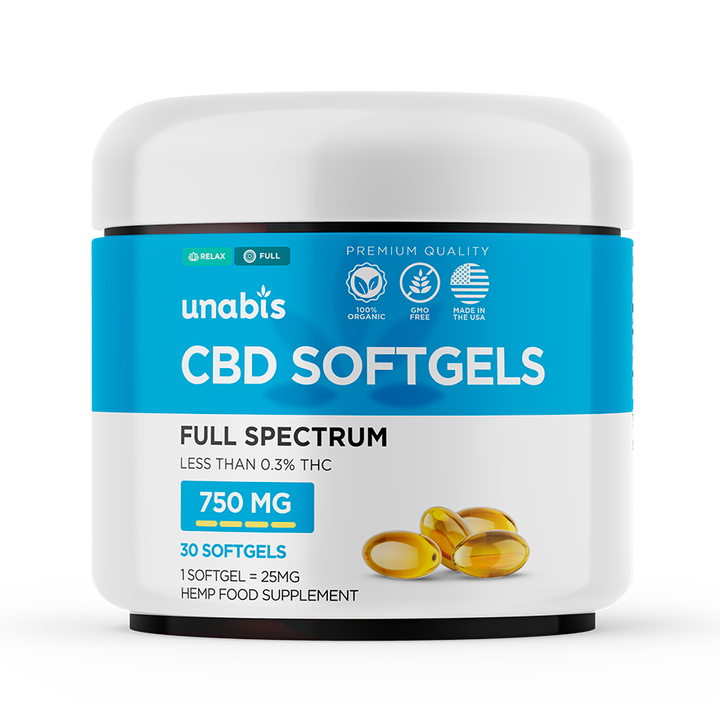 Younabis CBD Softgels Reduce Stress, Depression & Pain Naturally!