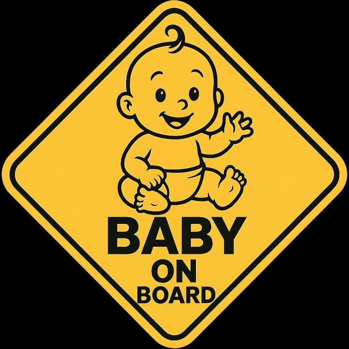 Drive Safer with Baby on Board Stickers for Car – A Must-Have for Every Parent!