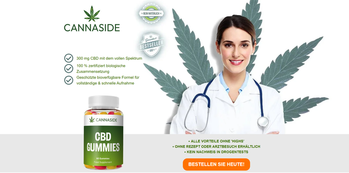 CannaSide CBD Gummies Preis, Bewertungen & Kaufmöglichkeiten für Deutschland