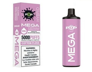 Pop Hybrid Mega 5000 Puff Disposable Vape Device - 10ct | Vape Density