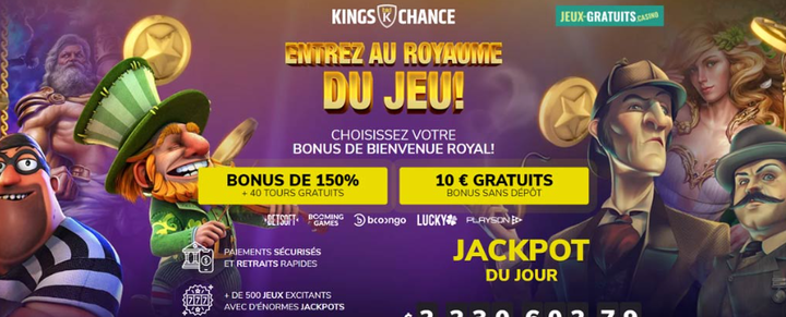Dans quel délai les retraits de King Chance casino sont-ils traités