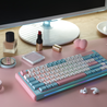 Pink Mechanical Keyboard Wireless