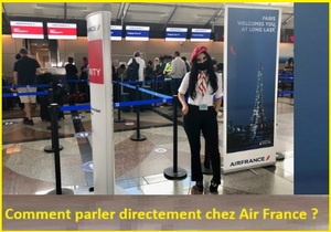 Comment puis-je parler une personne chez Air France ?