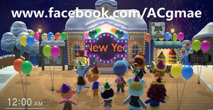 Description of New Year&#039;s Countdown Event at Animal Crossing