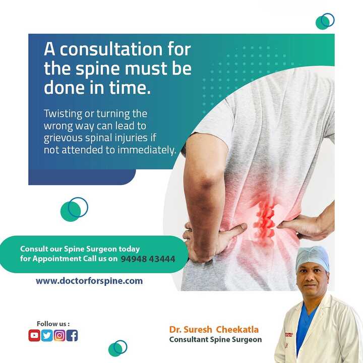 Spine Specialist in Hyderabad – Dr. Suresh Cheekatla