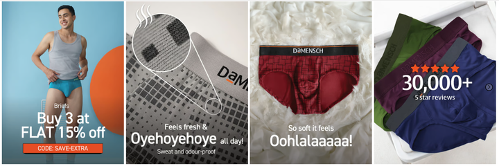  Discover Comfort & Style with DaMENSCH Men's Briefs