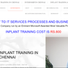 inplant training in chennai