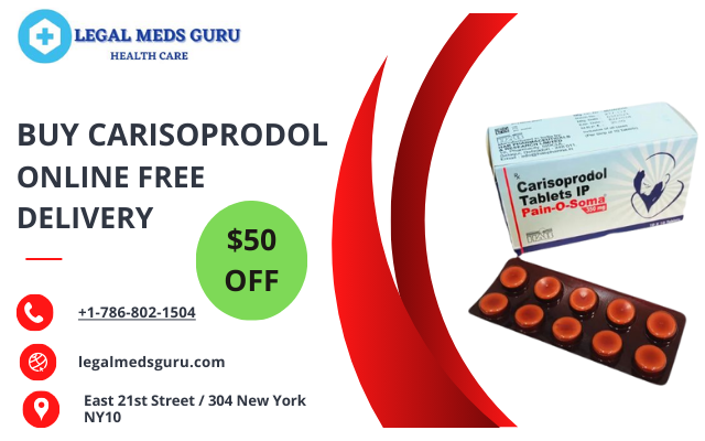 BUY CARISOPRODOL(SOMA)ONLINE | FREE DELIVERY IN USA