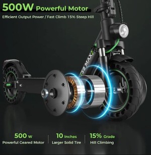 \&quot;isinwheel S9Max 500W Upgraded Electric Scooter: A Guide to Power and Speed Settings\&quot;