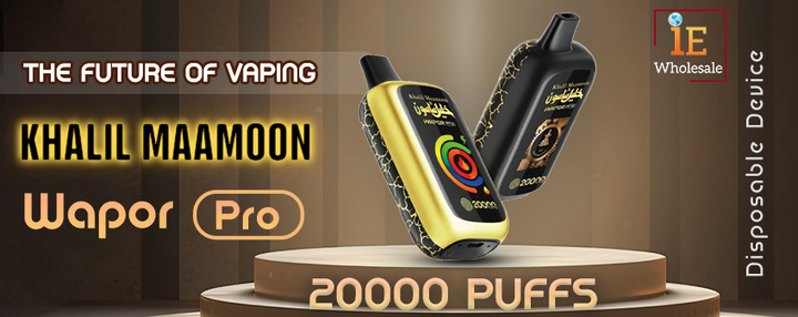 The Future of Vaping: Khalil Maamoon Wapor Pro 20000 Puffs Disposable Device