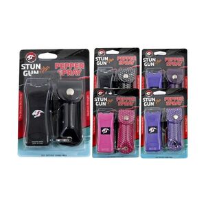 Cheetah Stun Gun LED Flash Light Plus Pepper Spray | Wholesale General Merchandise