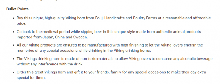 Unique Viking Drinking Horn supplier in Sweden