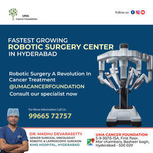  Robotic surgeon in hyderabad - Uma Cancer Centre