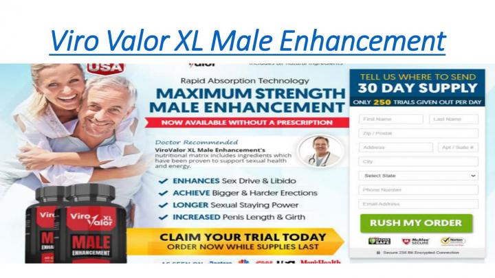 ViroValor XL - Reviews, Penish Enlargement Pills