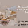 How to choose the right colours to paint your home?