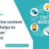 Effective content marketing helps to increase user engagement