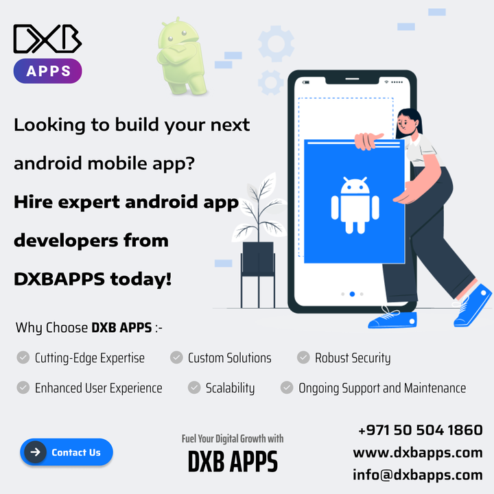 Rely on Mobile app development Dubai solutions by DXB APPS