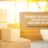 What Are The Things To Take Care Of When You Are Moving In Summer?