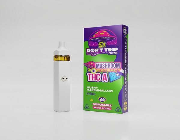 Dont Trip Disposable 2.5G Mushroom Extract Plus THC A Diamonds