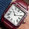 Cartier Santos-Dumont klock kopior med ny lackerad ram